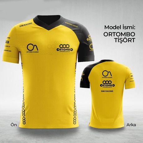 Ortombo T-Shirtt / Motorsporları espor kıyafeti
